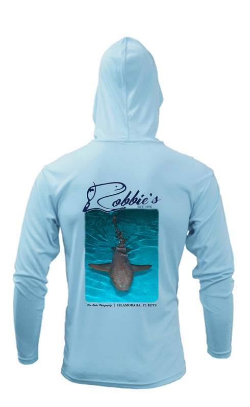 Tim Rahn Nurse Shark Youth Hooded Performance Shirt