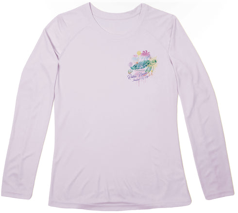 Alt Wonder Watercolor Turtle Long Sleeve Performance