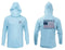 Tarpon Flag Youth Hooded Performance Shirt