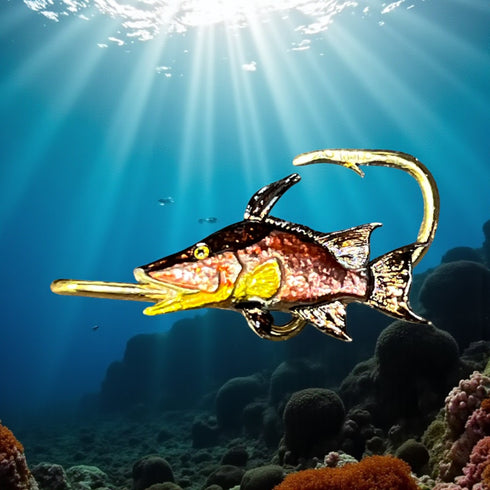 Hogfish Hook Hat Pin