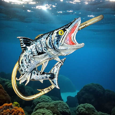 Barracuda Hook Hat Pin