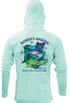 Offshore Slam Youth Hooded Performance Long Sleeve Tee