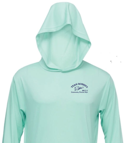 Offshore Slam Youth Hooded Performance Long Sleeve Tee