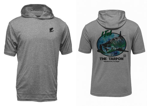 I Fed Short Sleeve Hooded Performance