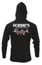 Pink Camo Youth Hooded Performance Long Sleeve Tee