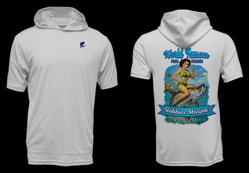 Tarpon Tarpon Pin Up Hooded Short Sleeve Performance