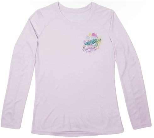 Alt Wonder Watercolor Turtle Long Sleeve Performance - Robbie's of Islamorada
