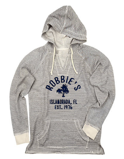 Baffled Palms French Terry Hoodie - Robbie's of Islamorada