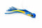 Blue & Silver - 9" Double Skirt - Robbie's of Islamorada