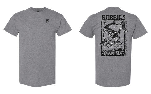 Charcoal Tarpon T-Shirt - Robbie's of Islamorada