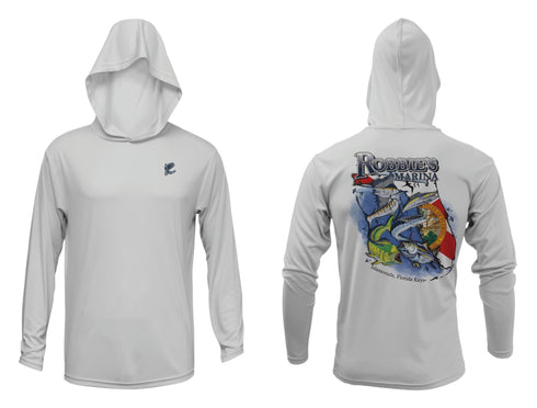 Florida Slam Hooded Performance Long Sleeve Tee - Robbie's of Islamorada