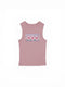 Ladies Hibiscus Baby Ribbed Tank - Robbie's of Islamorada