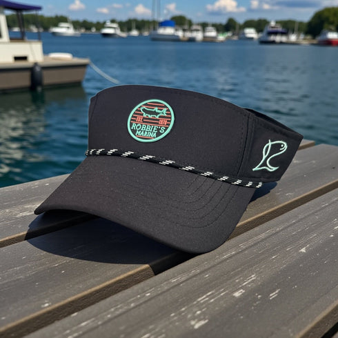 Neon Tarpon PVC Patch Rope Visor - Robbie's of Islamorada