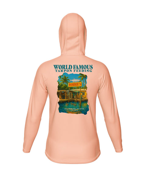 Robbie’s Dock Long Sleeve Hooded Perfomance - Robbie's of Islamorada