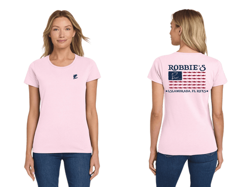 Robbie’s Tarpon Flag Ladies T-Shirt - Robbie's of Islamorada