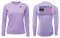 Tarpon Flag Ladies V - Neck Long Sleeve Performance - Robbie's of Islamorada