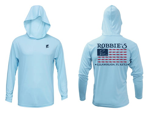 Tarpon Flag Toddler Hooded Performance - Robbie's of Islamorada