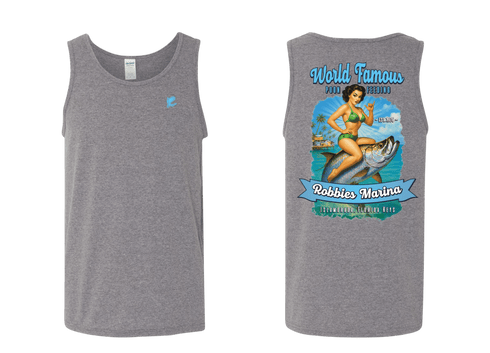 Tarpon Pin Up Men’s Tank - Robbie's of Islamorada
