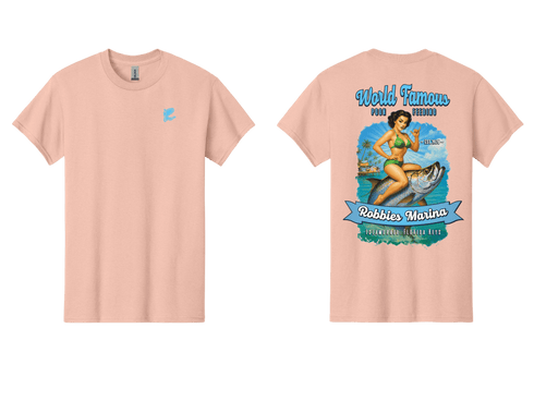 Tarpon Pin up Short Sleeve Tee - Robbie's of Islamorada